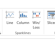 Спарклайны в excel что это.